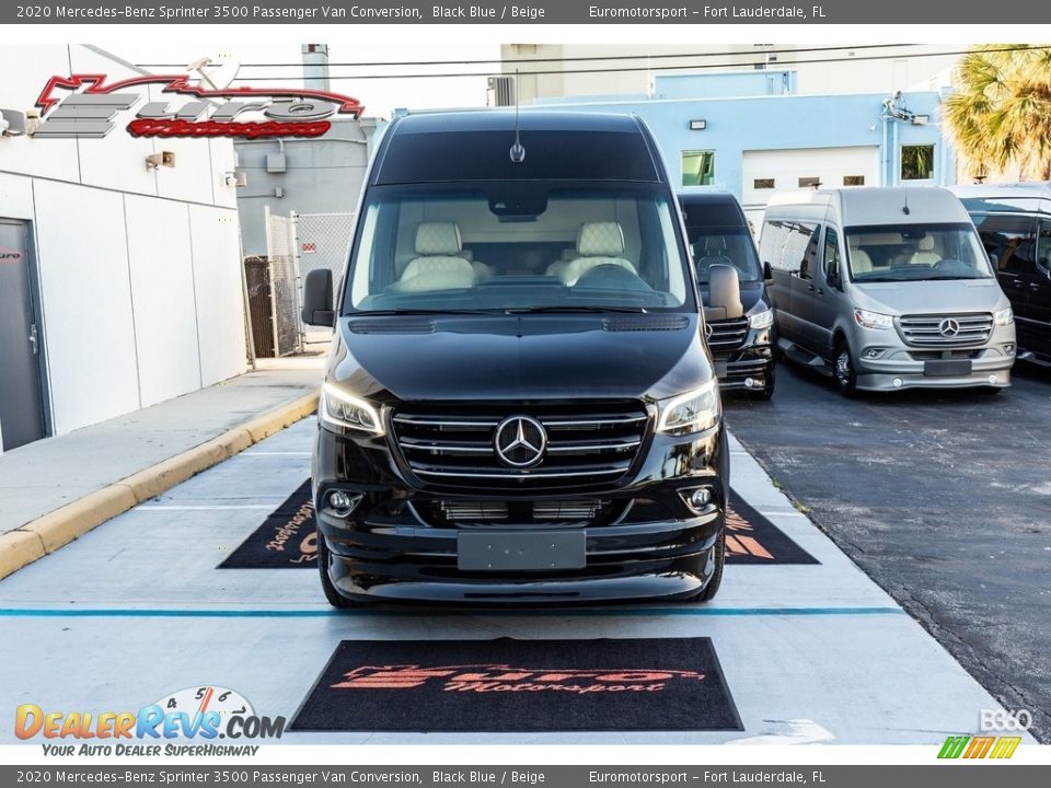 2020 Mercedes-Benz Sprinter 3500 Passenger Van Conversion Black Blue / Beige Photo #24