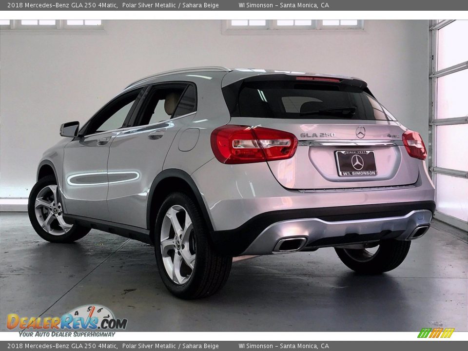 2018 Mercedes-Benz GLA 250 4Matic Polar Silver Metallic / Sahara Beige Photo #10