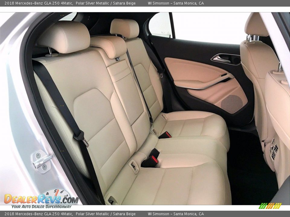 2018 Mercedes-Benz GLA 250 4Matic Polar Silver Metallic / Sahara Beige Photo #13
