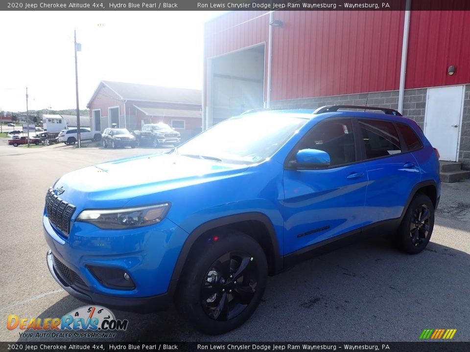 2020 Jeep Cherokee Altitude 4x4 Hydro Blue Pearl / Black Photo #1