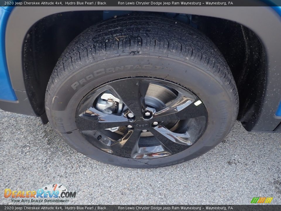 2020 Jeep Cherokee Altitude 4x4 Hydro Blue Pearl / Black Photo #2