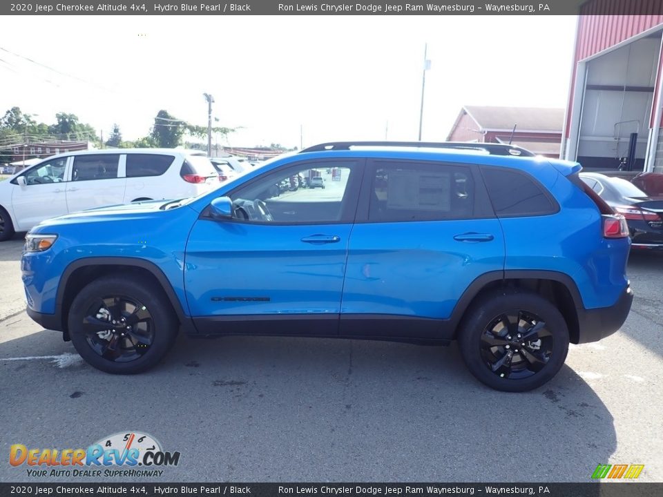 2020 Jeep Cherokee Altitude 4x4 Hydro Blue Pearl / Black Photo #3