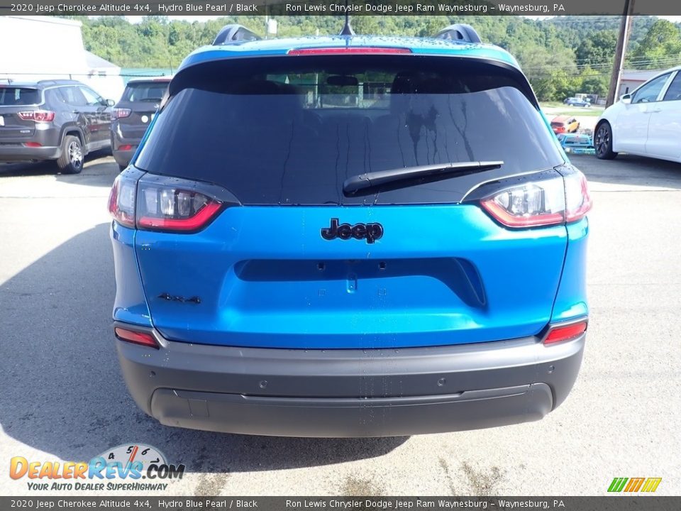 2020 Jeep Cherokee Altitude 4x4 Hydro Blue Pearl / Black Photo #5