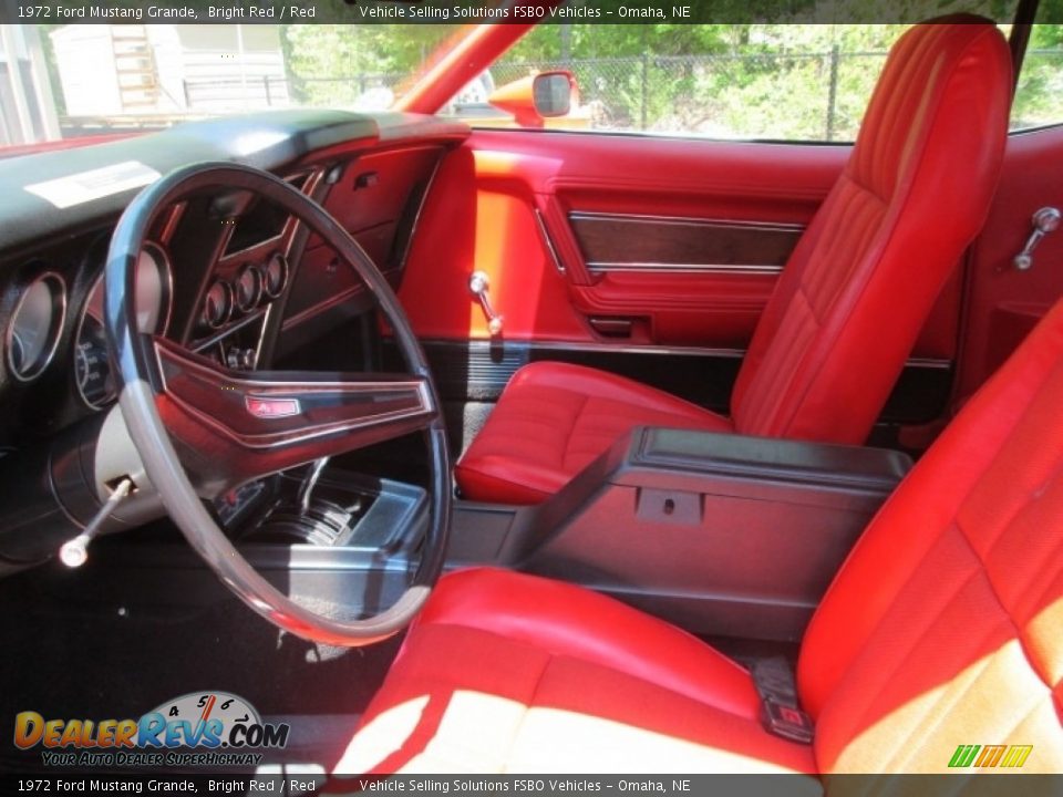 Front Seat of 1972 Ford Mustang Grande Photo #4