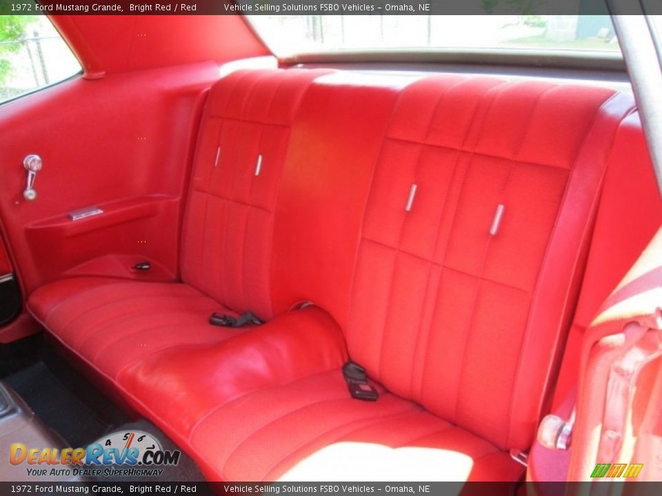 Rear Seat of 1972 Ford Mustang Grande Photo #5