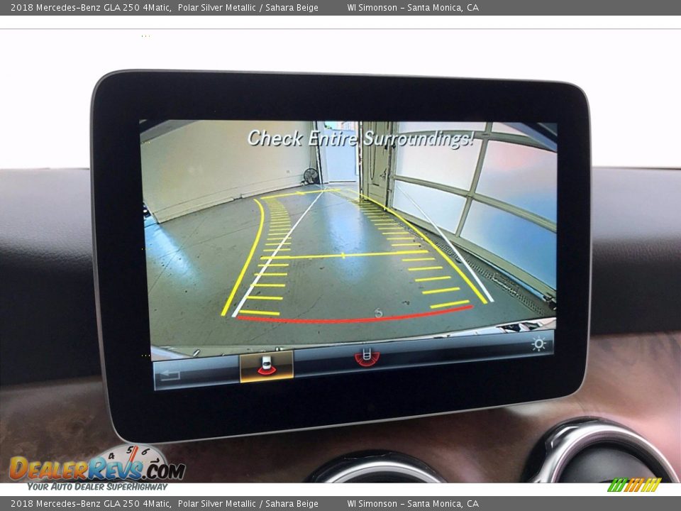2018 Mercedes-Benz GLA 250 4Matic Polar Silver Metallic / Sahara Beige Photo #21