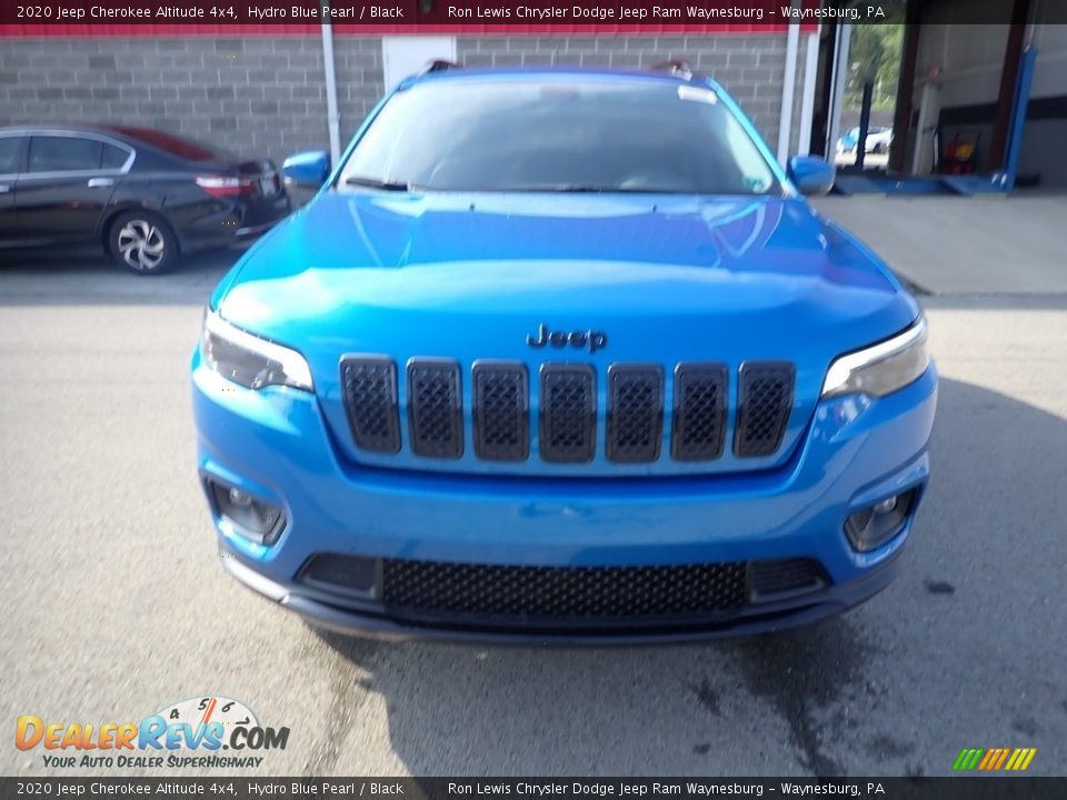 2020 Jeep Cherokee Altitude 4x4 Hydro Blue Pearl / Black Photo #9