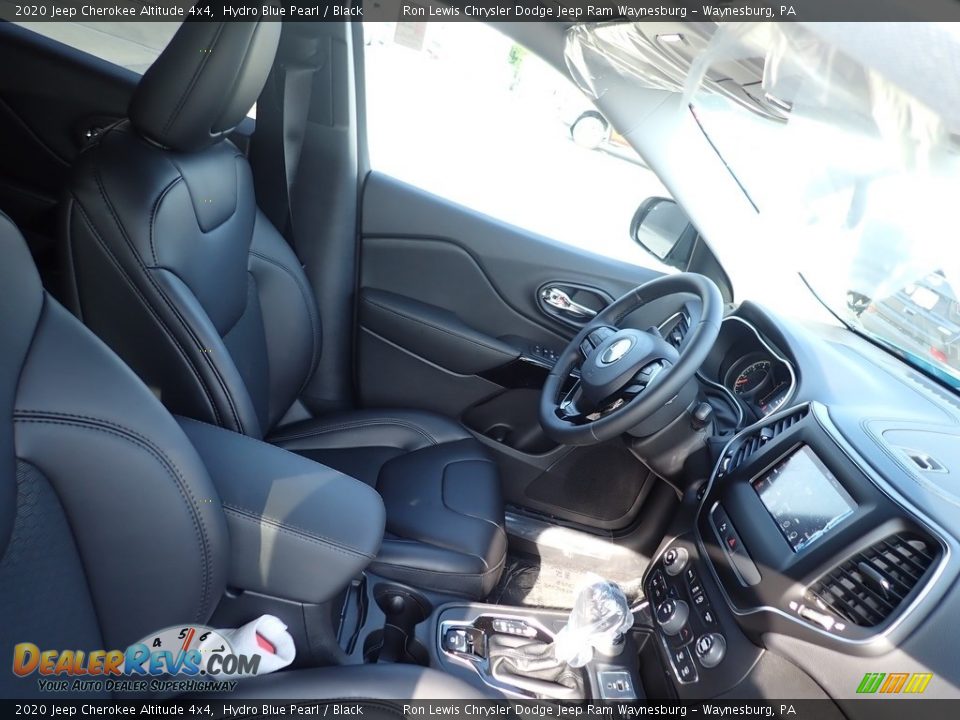 2020 Jeep Cherokee Altitude 4x4 Hydro Blue Pearl / Black Photo #11