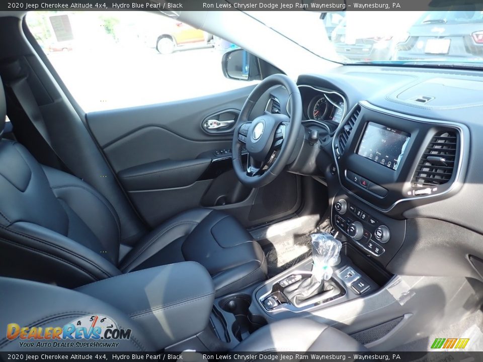 2020 Jeep Cherokee Altitude 4x4 Hydro Blue Pearl / Black Photo #12