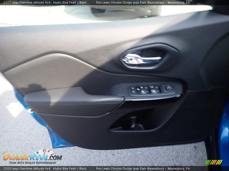 2020 Jeep Cherokee Altitude 4x4 Hydro Blue Pearl / Black Photo #14