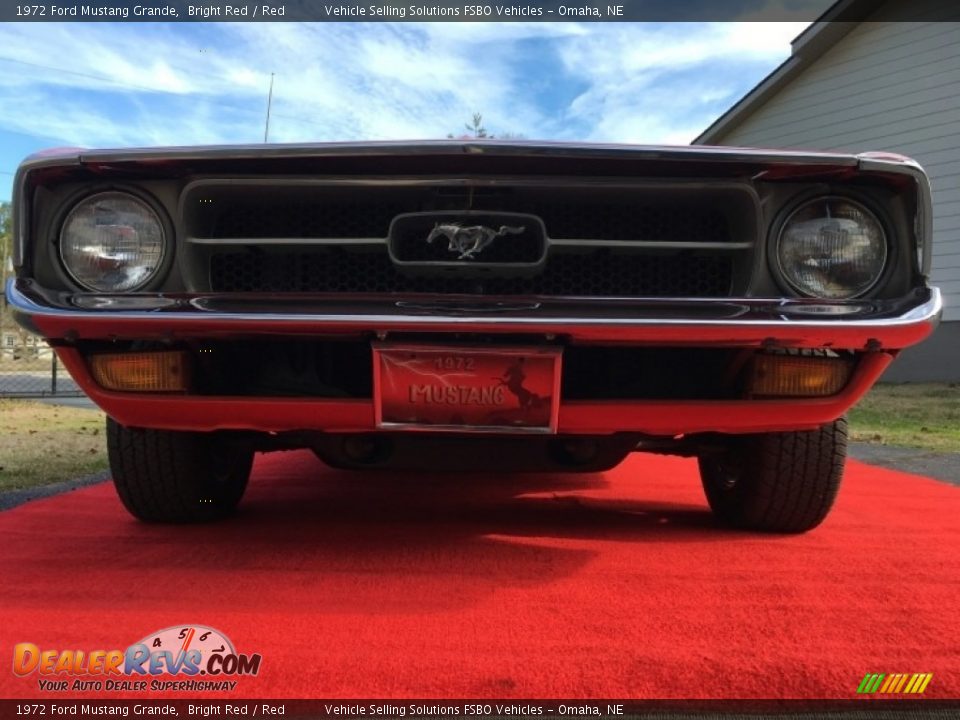 1972 Ford Mustang Grande Bright Red / Red Photo #10