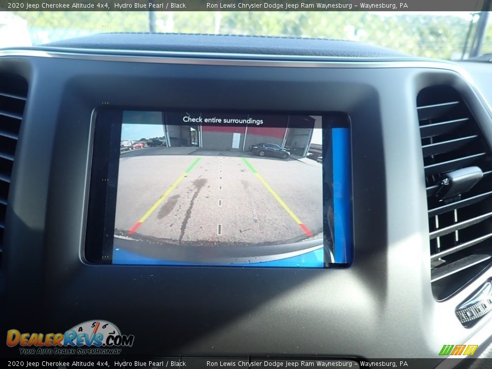 2020 Jeep Cherokee Altitude 4x4 Hydro Blue Pearl / Black Photo #17