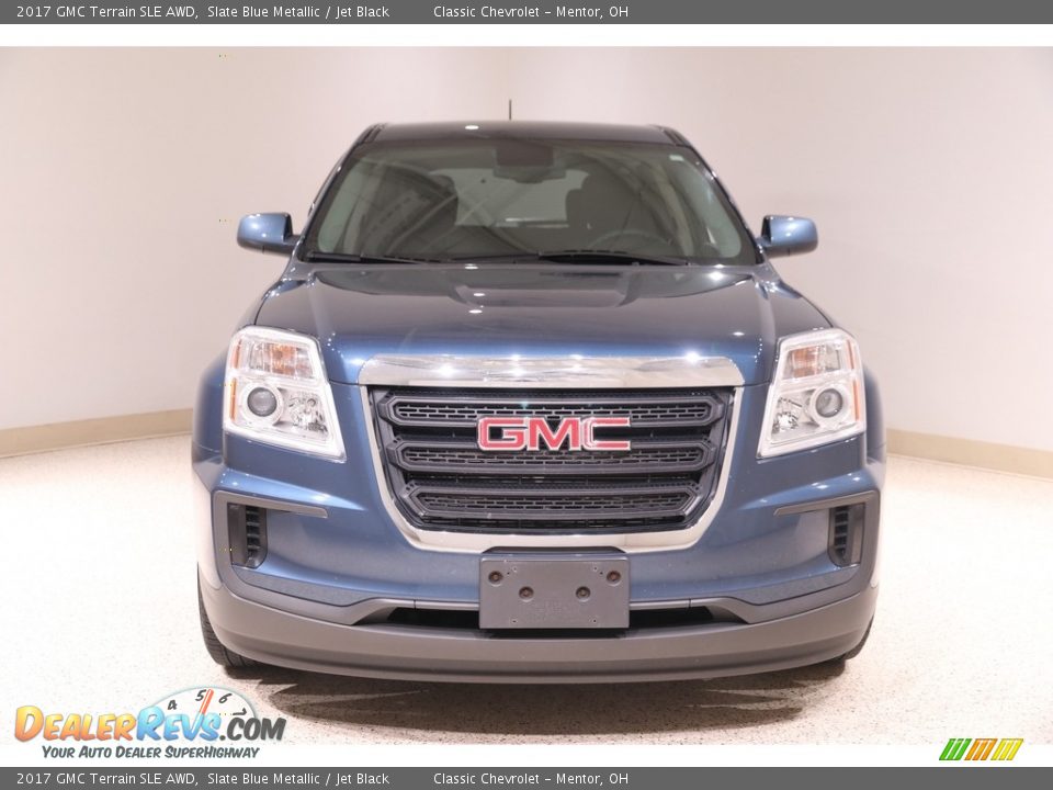 2017 GMC Terrain SLE AWD Slate Blue Metallic / Jet Black Photo #2