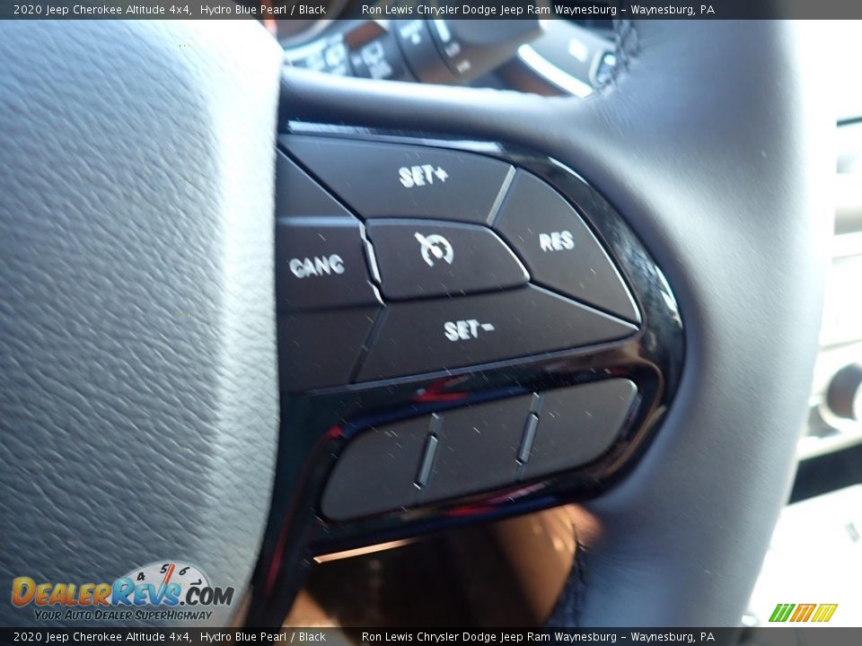 2020 Jeep Cherokee Altitude 4x4 Hydro Blue Pearl / Black Photo #19