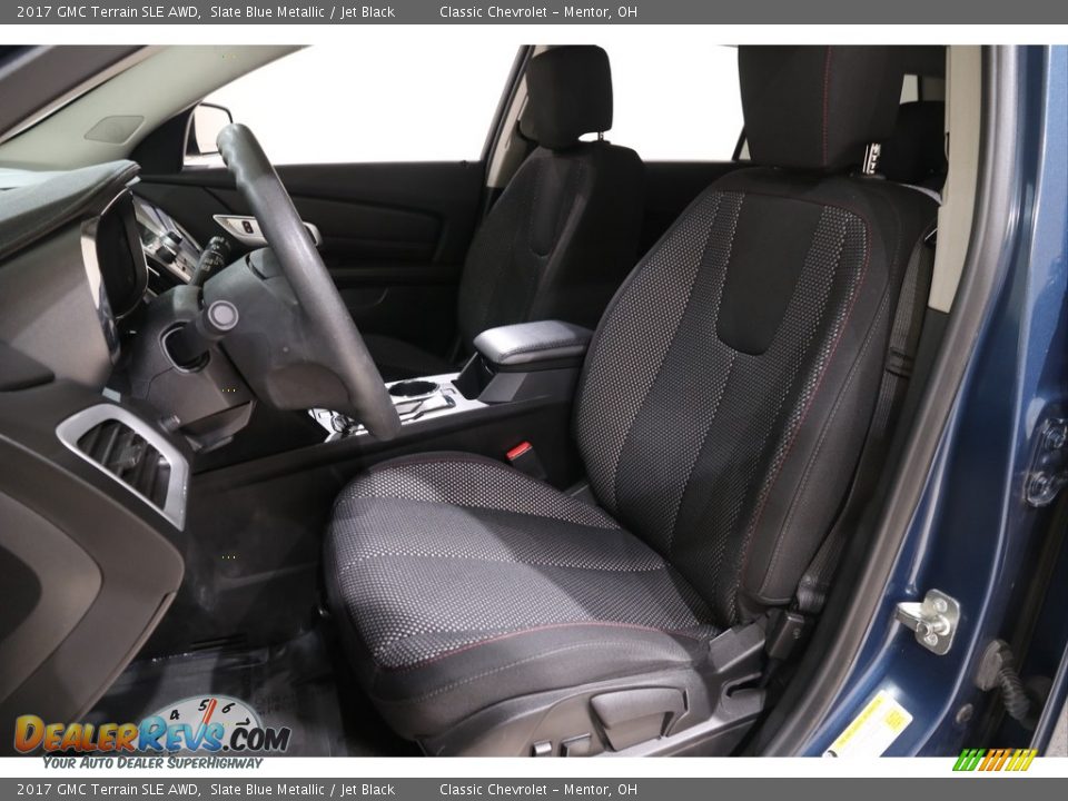 2017 GMC Terrain SLE AWD Slate Blue Metallic / Jet Black Photo #5