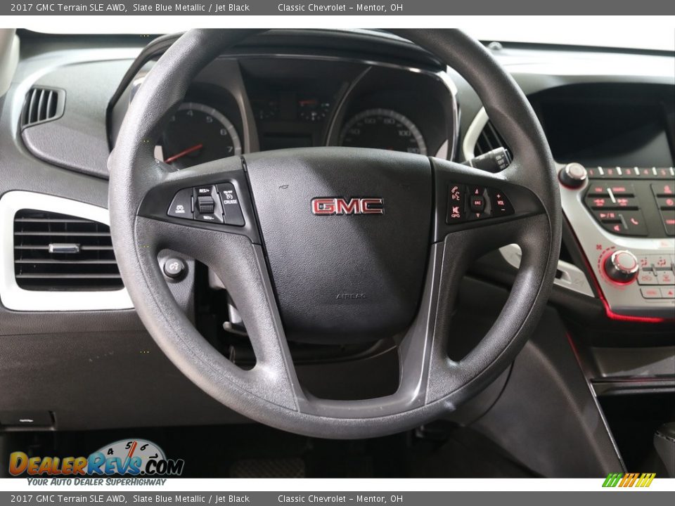 2017 GMC Terrain SLE AWD Slate Blue Metallic / Jet Black Photo #6