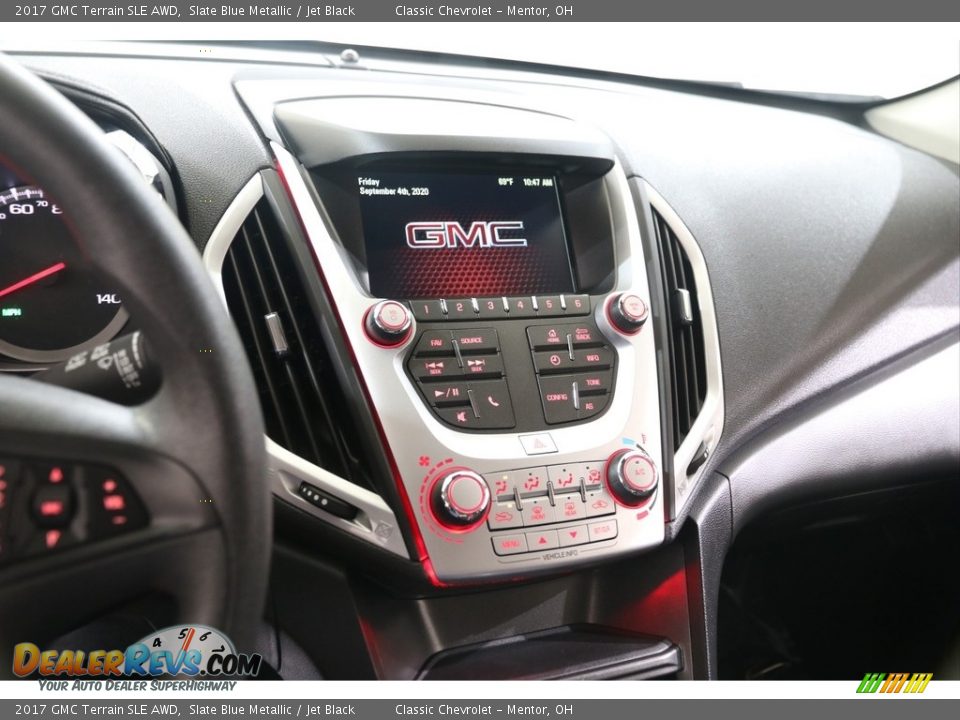 2017 GMC Terrain SLE AWD Slate Blue Metallic / Jet Black Photo #8