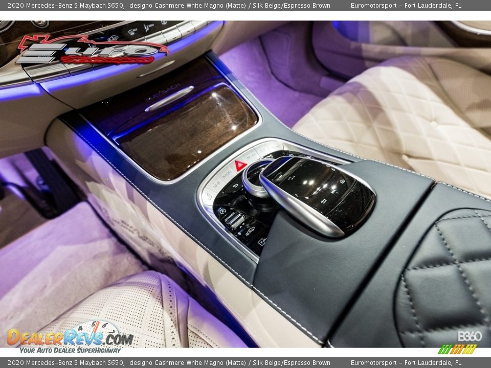 2020 Mercedes-Benz S Maybach S650 designo Cashmere White Magno (Matte) / Silk Beige/Espresso Brown Photo #13