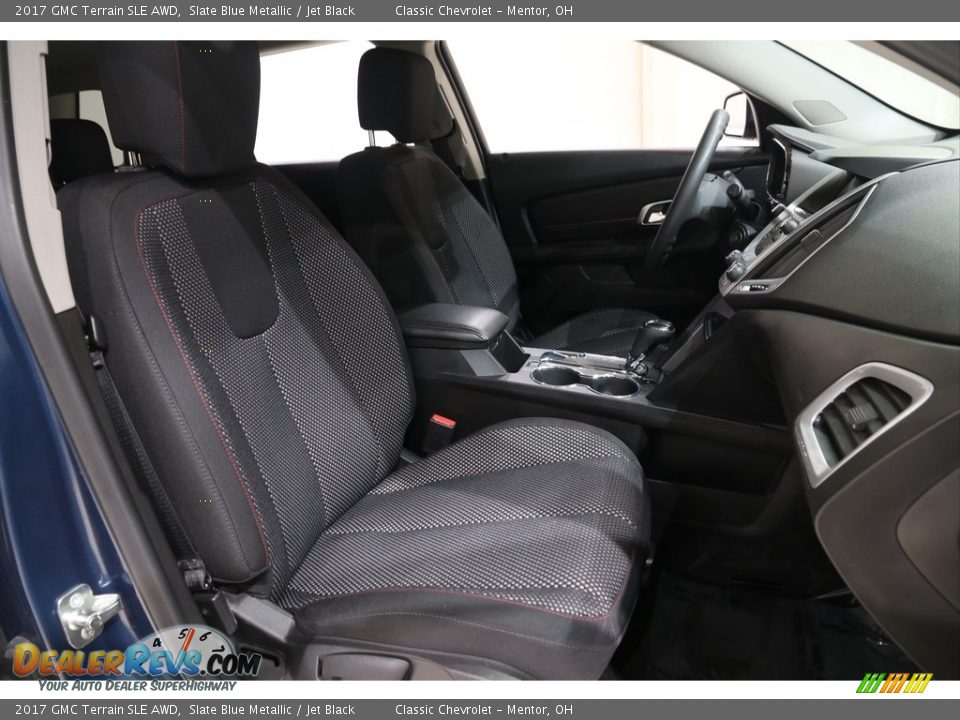 2017 GMC Terrain SLE AWD Slate Blue Metallic / Jet Black Photo #12