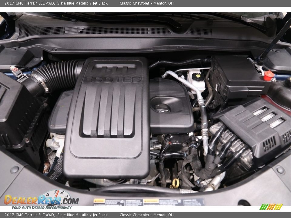 2017 GMC Terrain SLE AWD Slate Blue Metallic / Jet Black Photo #16