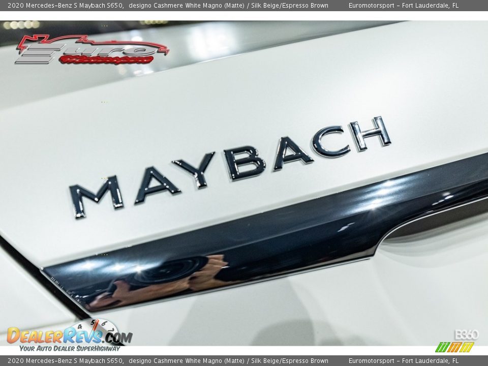 2020 Mercedes-Benz S Maybach S650 designo Cashmere White Magno (Matte) / Silk Beige/Espresso Brown Photo #26