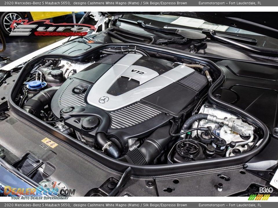2020 Mercedes-Benz S Maybach S650 designo Cashmere White Magno (Matte) / Silk Beige/Espresso Brown Photo #30