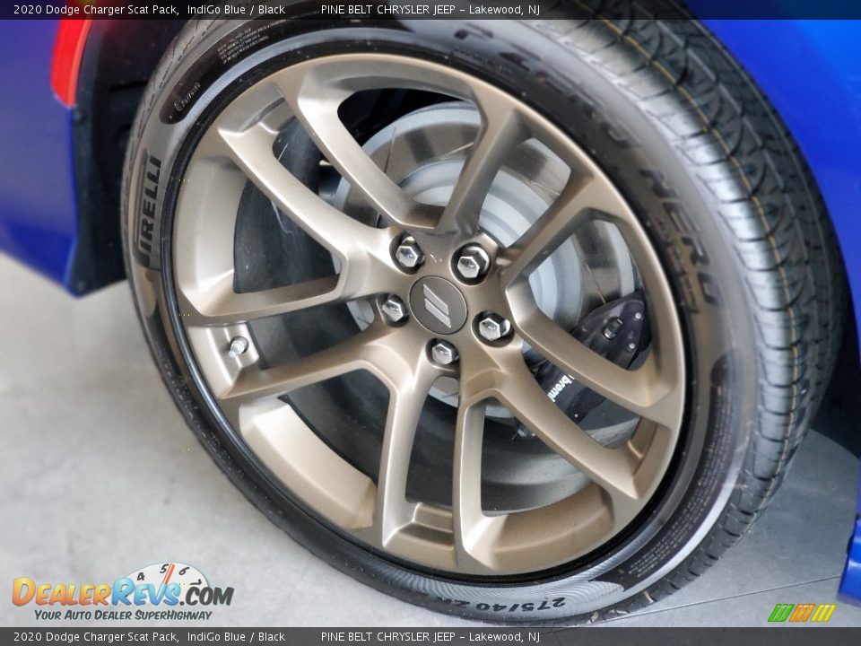 2020 Dodge Charger Scat Pack IndiGo Blue / Black Photo #7