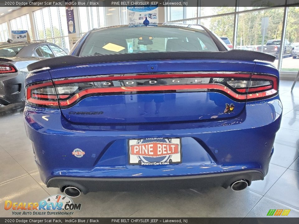 2020 Dodge Charger Scat Pack IndiGo Blue / Black Photo #9