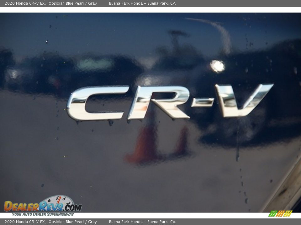 2020 Honda CR-V EX Obsidian Blue Pearl / Gray Photo #3