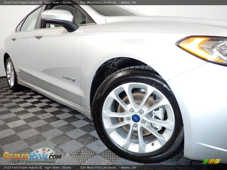 2019 Ford Fusion Hybrid SE Ingot Silver / Ebony Photo #3