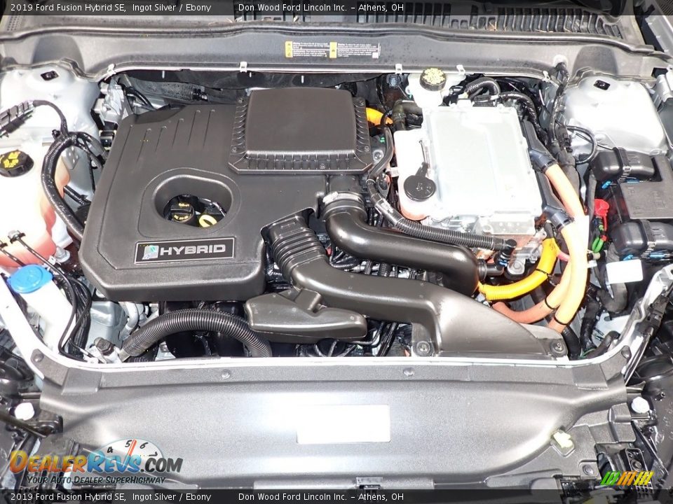 2019 Ford Fusion Hybrid SE Ingot Silver / Ebony Photo #6