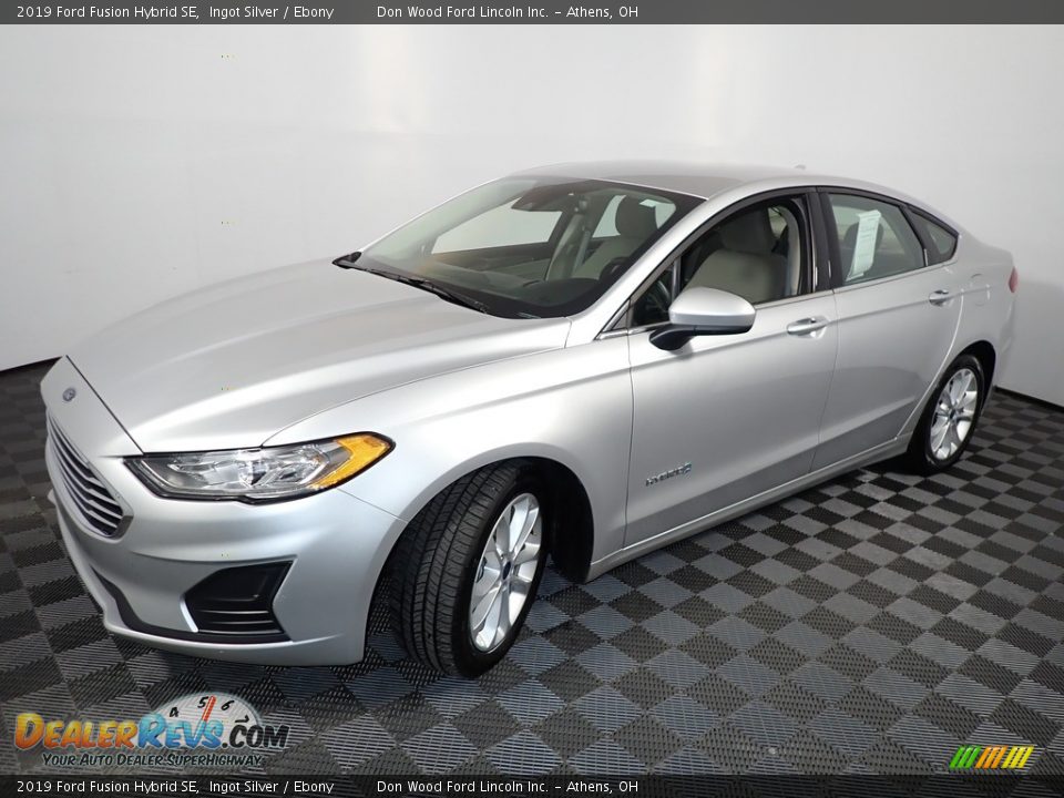 2019 Ford Fusion Hybrid SE Ingot Silver / Ebony Photo #7