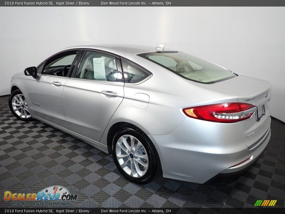 2019 Ford Fusion Hybrid SE Ingot Silver / Ebony Photo #9