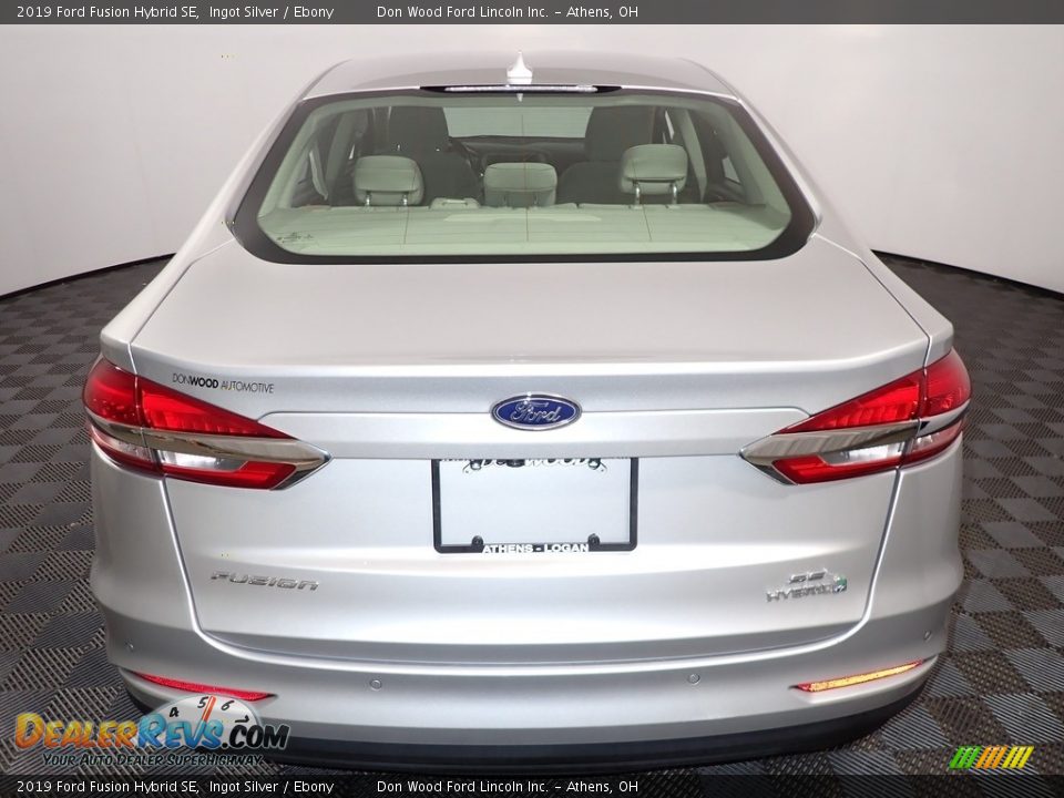 2019 Ford Fusion Hybrid SE Ingot Silver / Ebony Photo #11
