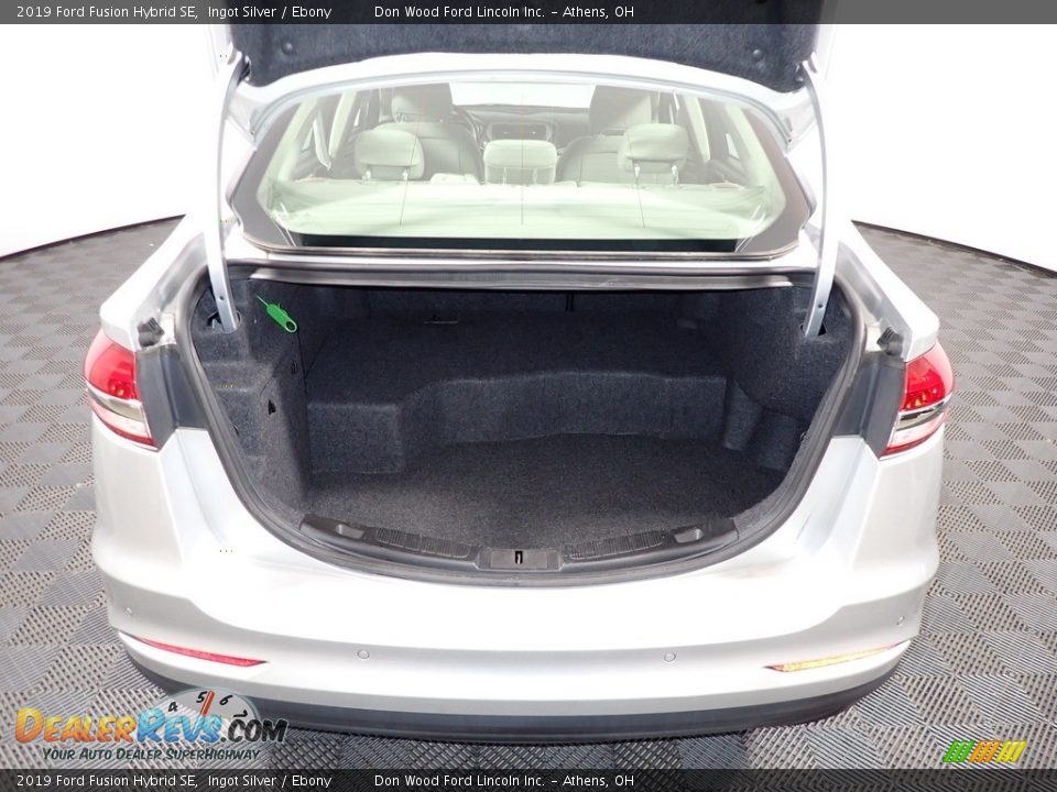 2019 Ford Fusion Hybrid SE Ingot Silver / Ebony Photo #12
