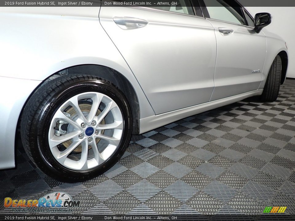2019 Ford Fusion Hybrid SE Ingot Silver / Ebony Photo #15