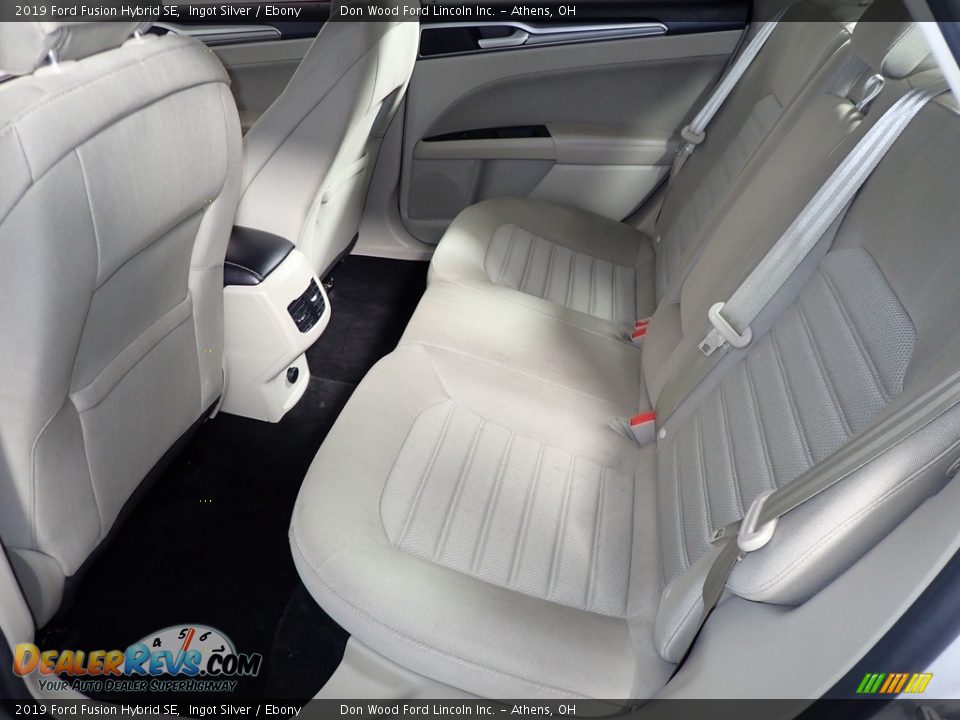 2019 Ford Fusion Hybrid SE Ingot Silver / Ebony Photo #20