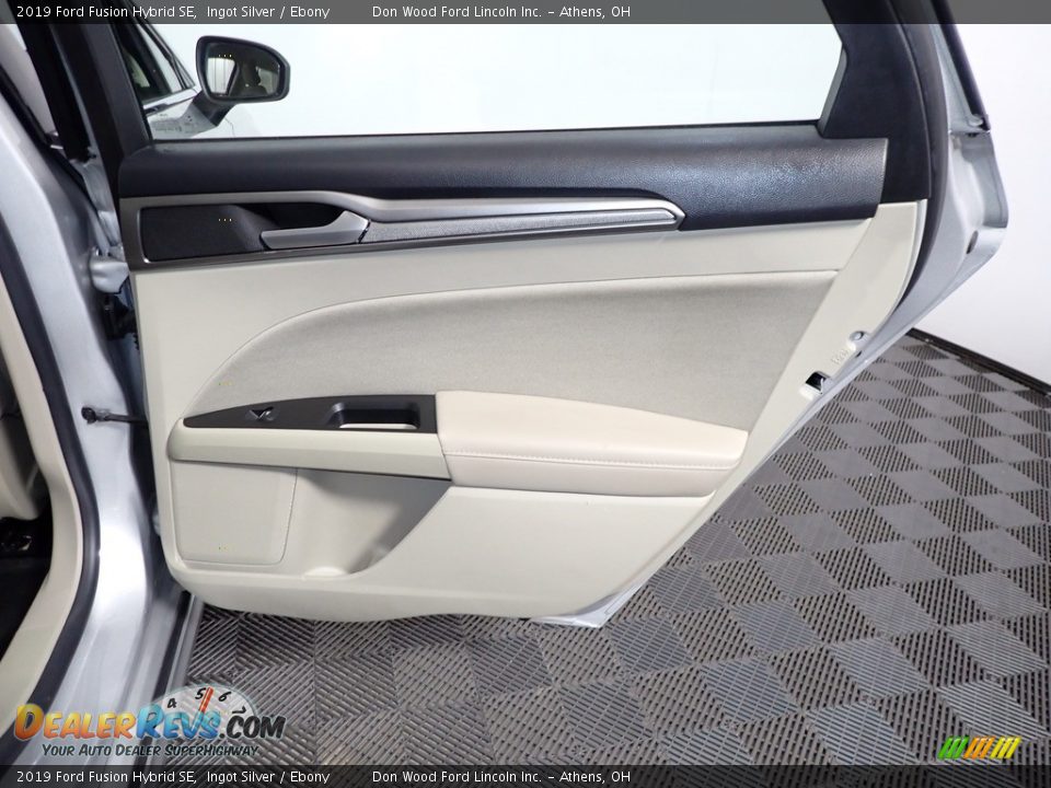 2019 Ford Fusion Hybrid SE Ingot Silver / Ebony Photo #21