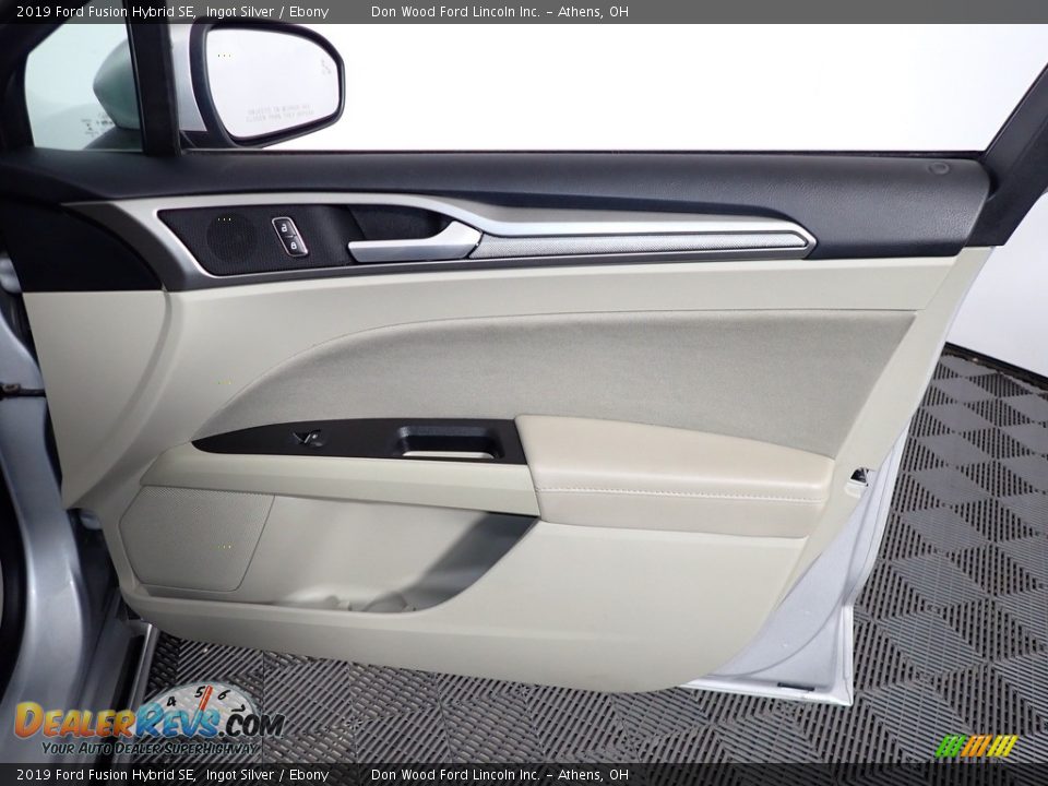 2019 Ford Fusion Hybrid SE Ingot Silver / Ebony Photo #23