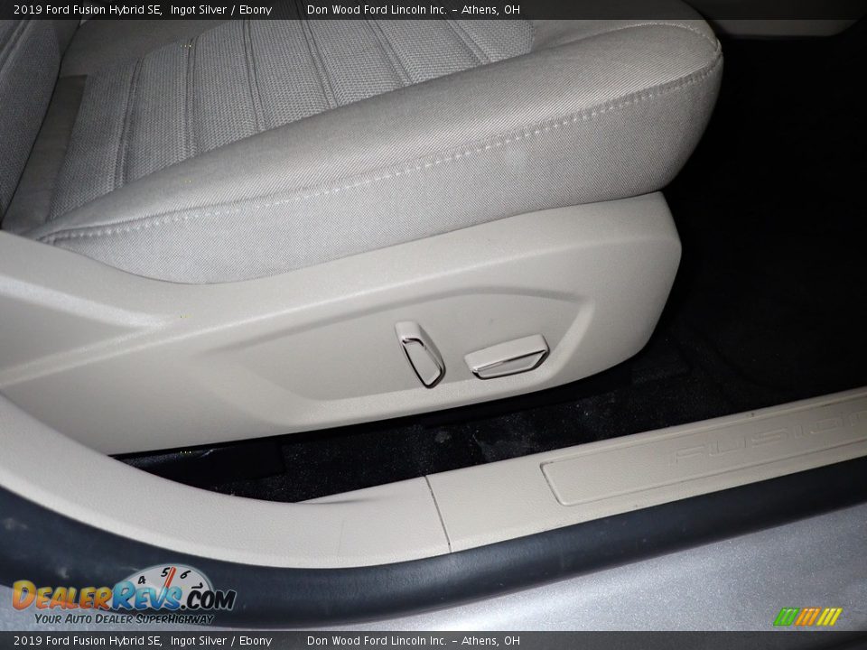 2019 Ford Fusion Hybrid SE Ingot Silver / Ebony Photo #24