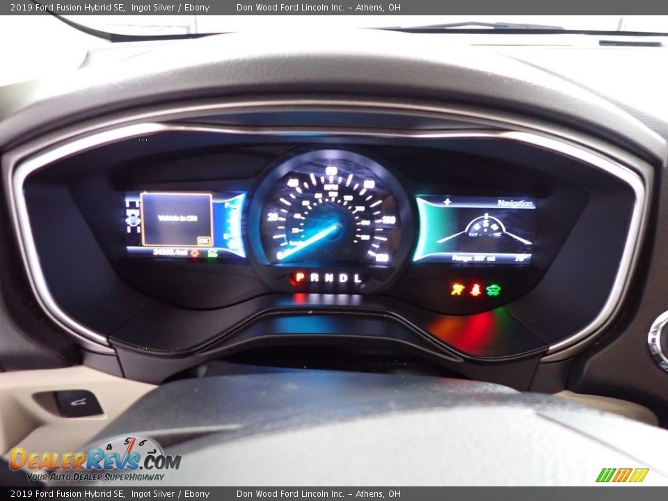 2019 Ford Fusion Hybrid SE Ingot Silver / Ebony Photo #26