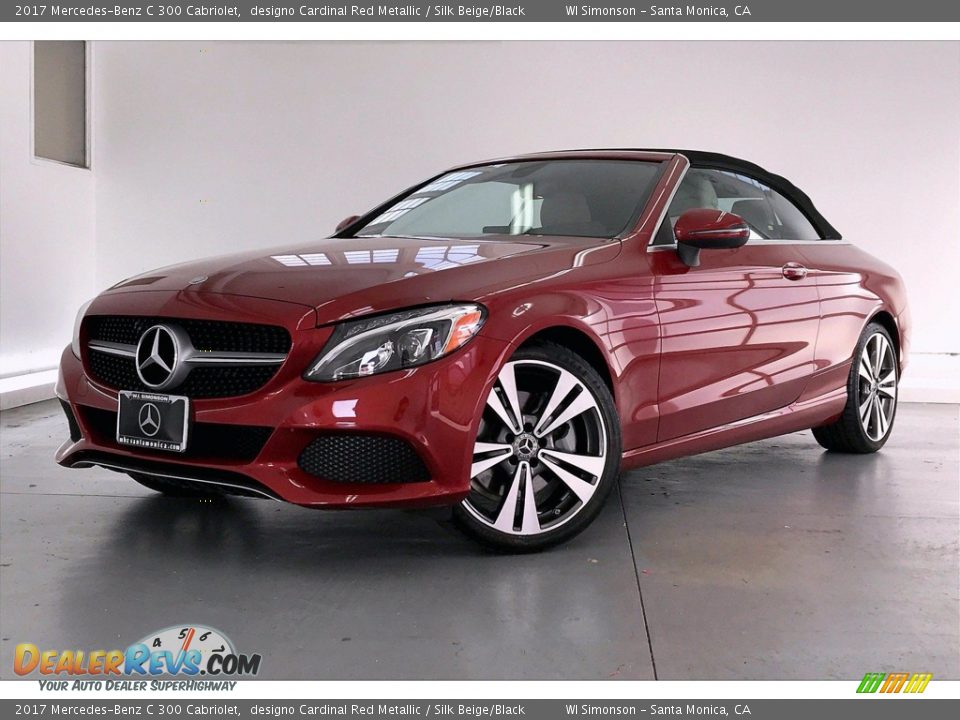 2017 Mercedes-Benz C 300 Cabriolet designo Cardinal Red Metallic / Silk Beige/Black Photo #12