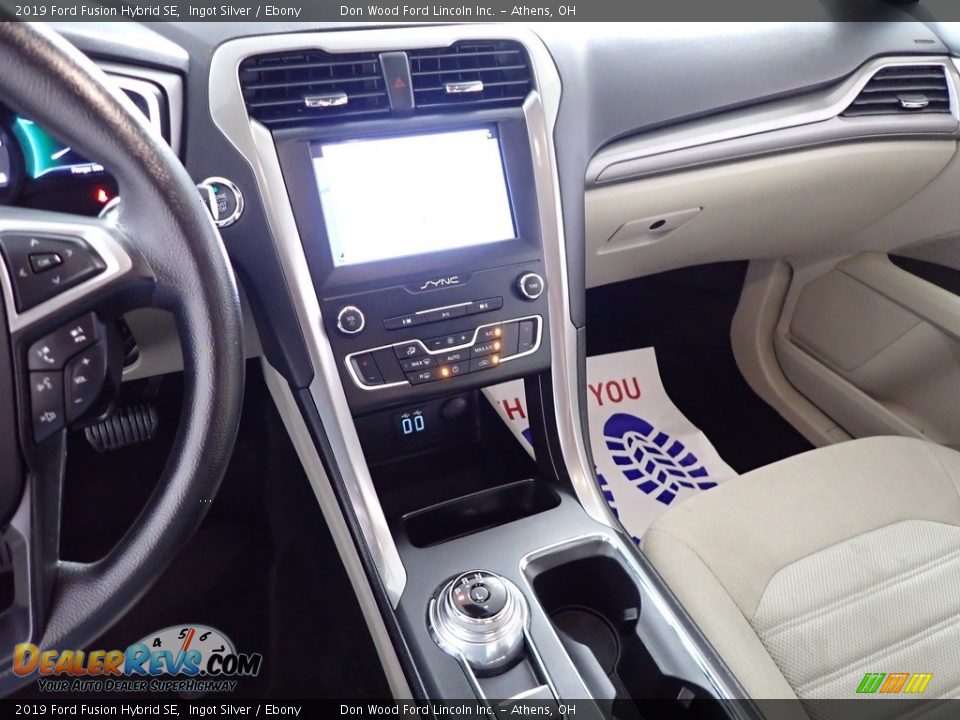 2019 Ford Fusion Hybrid SE Ingot Silver / Ebony Photo #29