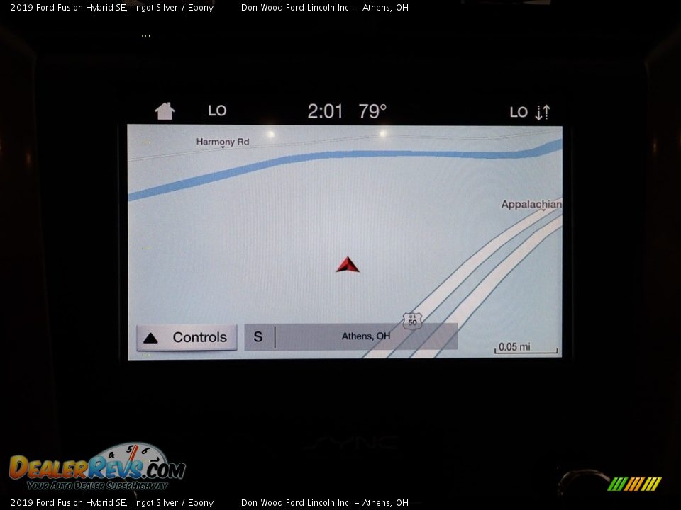 2019 Ford Fusion Hybrid SE Ingot Silver / Ebony Photo #30