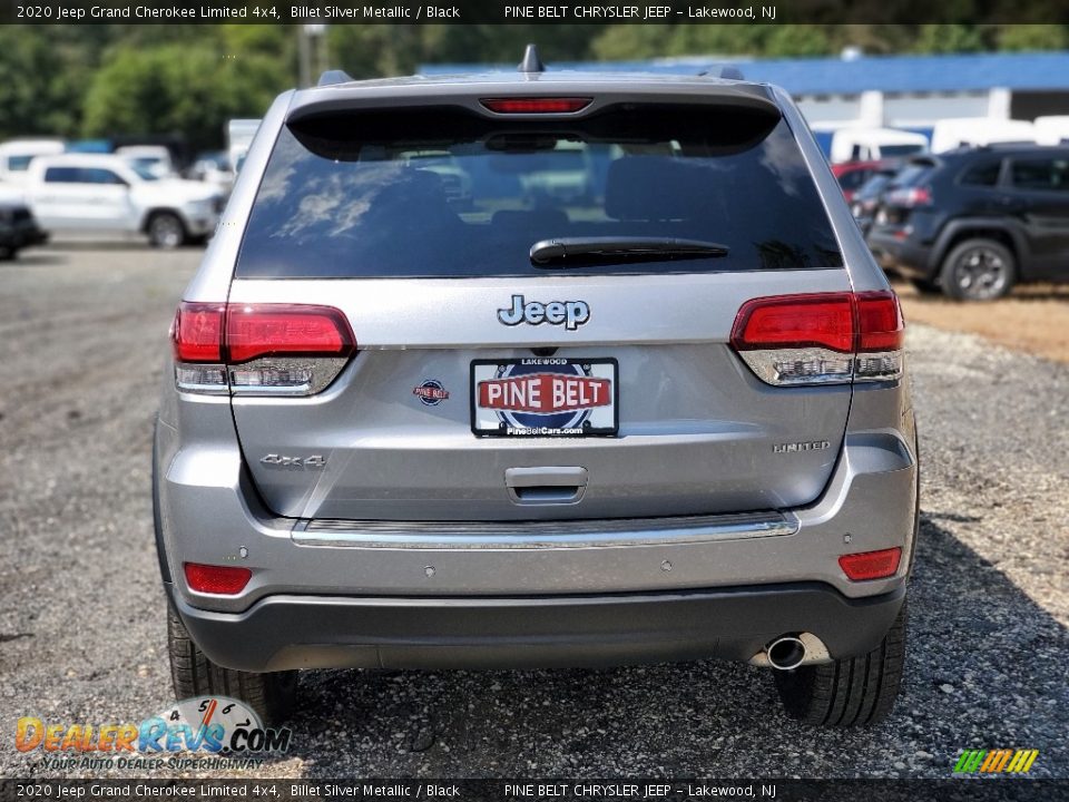 2020 Jeep Grand Cherokee Limited 4x4 Billet Silver Metallic / Black Photo #7