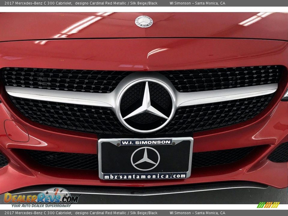 2017 Mercedes-Benz C 300 Cabriolet designo Cardinal Red Metallic / Silk Beige/Black Photo #33