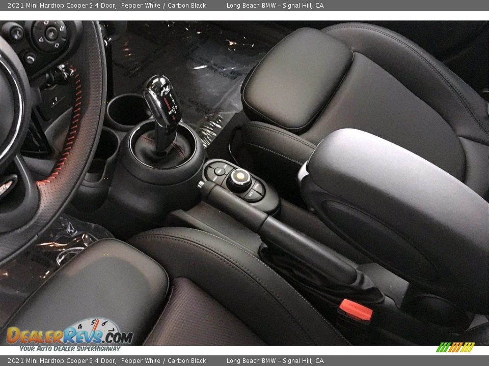 2021 Mini Hardtop Cooper S 4 Door Pepper White / Carbon Black Photo #8