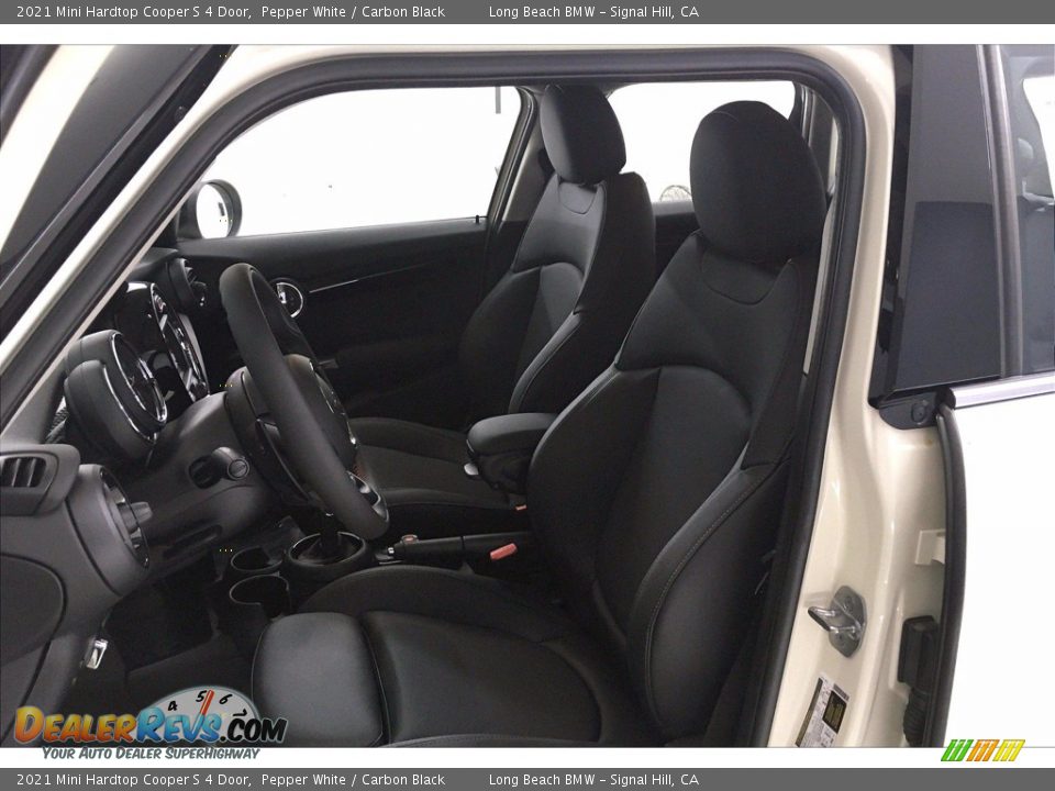 2021 Mini Hardtop Cooper S 4 Door Pepper White / Carbon Black Photo #9