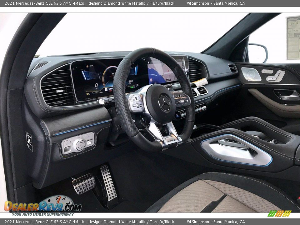 Dashboard of 2021 Mercedes-Benz GLE 63 S AMG 4Matic Photo #4