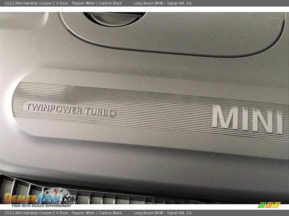 2021 Mini Hardtop Cooper S 4 Door Pepper White / Carbon Black Photo #11